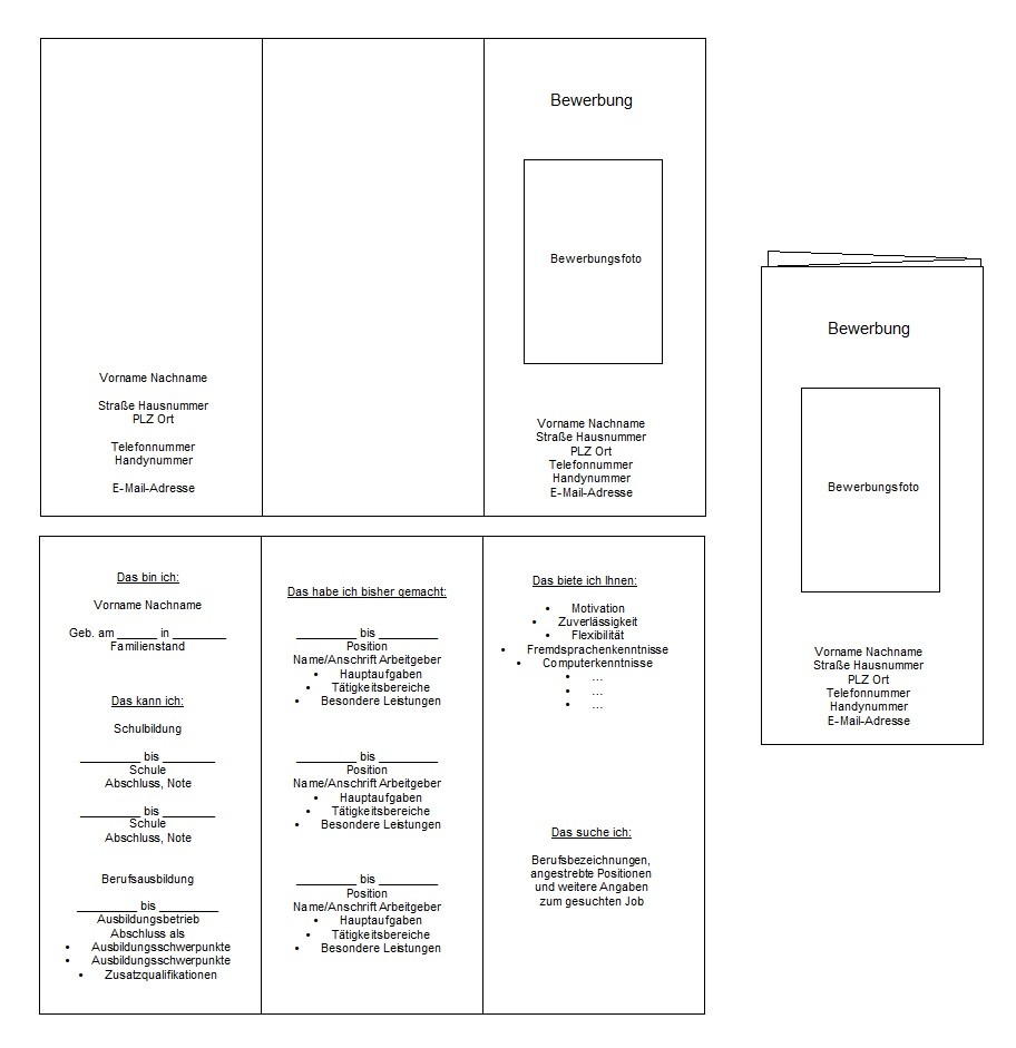 Tipps Zur Bewerbung Per Bewerbungsflyer